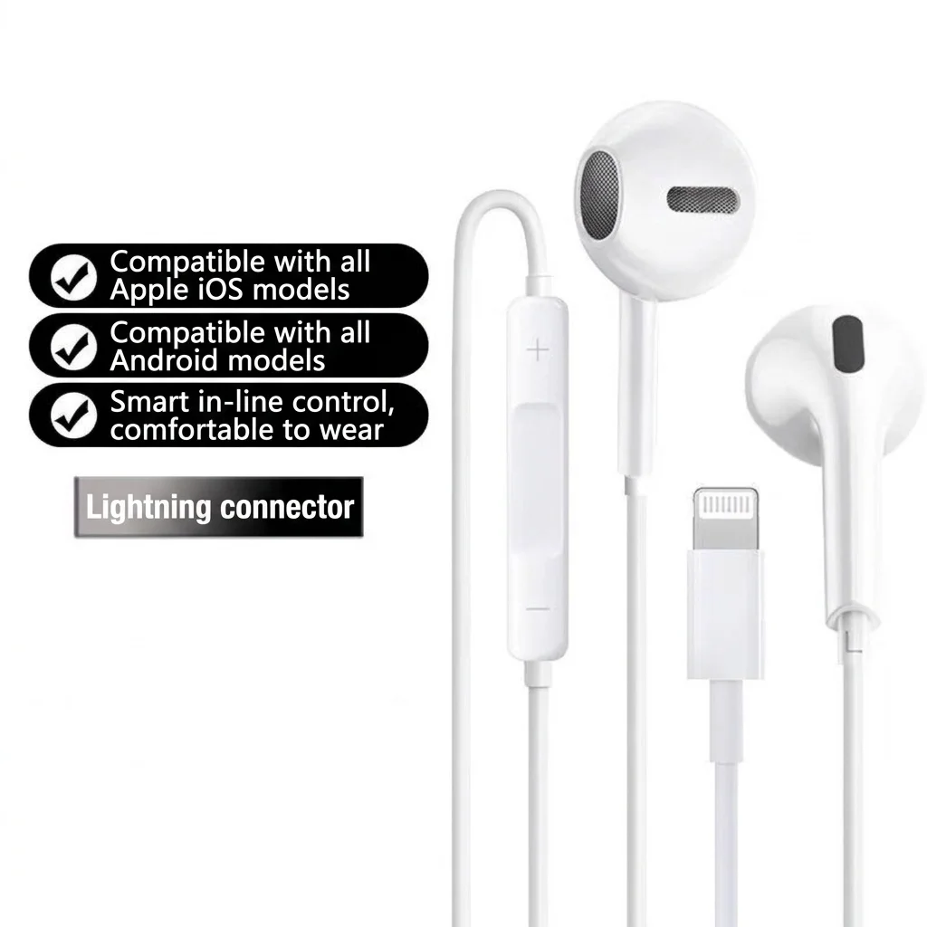 Wired In-Ear Earphones with Inline Mic
