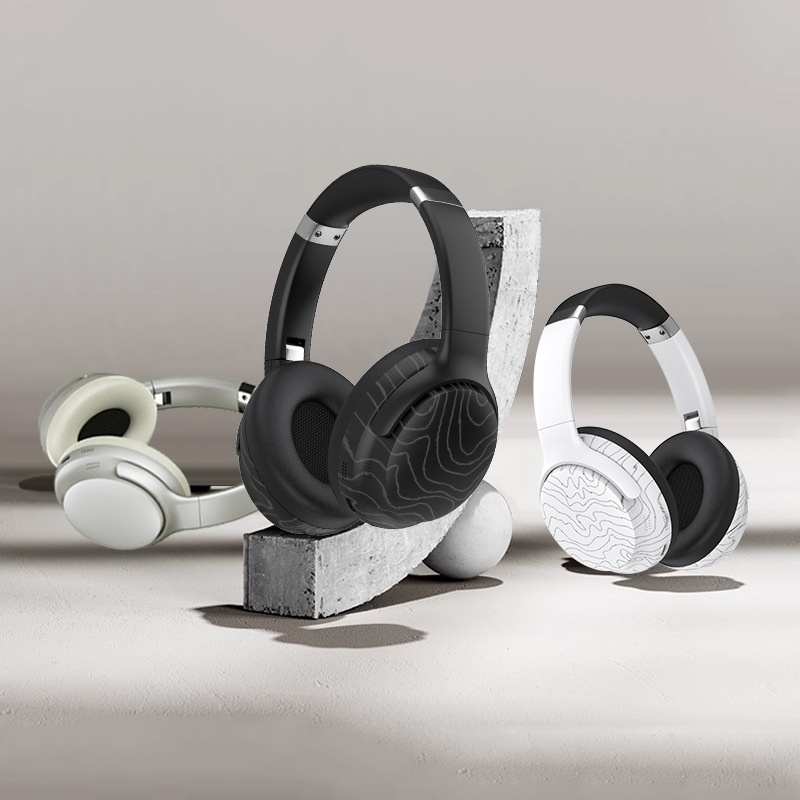 VJE906 Deep Bass Wireless Over-Ear Headphones, Bluetooth 5.3, 40mm Drivers, 100H Standby