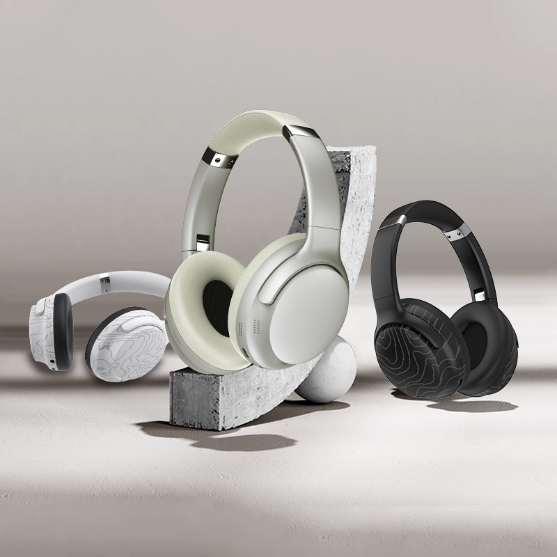 VJE906 Deep Bass Wireless Over-Ear Headphones, Bluetooth 5.3, 40mm Drivers, 100H Standby