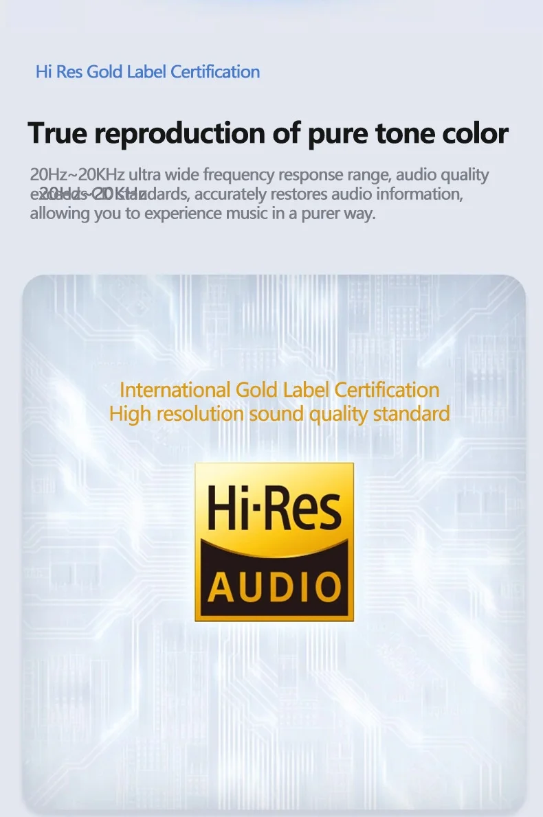 Casque audio sans fil HiFi VJE905, Bluetooth 5.3, haut-parleurs de 40 mm, autonomie de 12 h