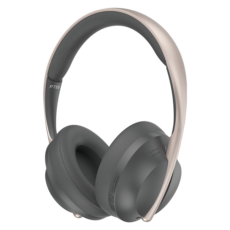 P733 Noise Cancelling Wireless Over-Ear Headphones, Bluetooth 5.3, 40mm Drivers, 10H Battery