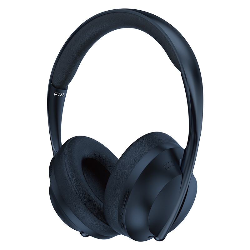 P733 Noise Cancelling Wireless Over-Ear Headphones, Bluetooth 5.3, 40mm Drivers, 10H Battery