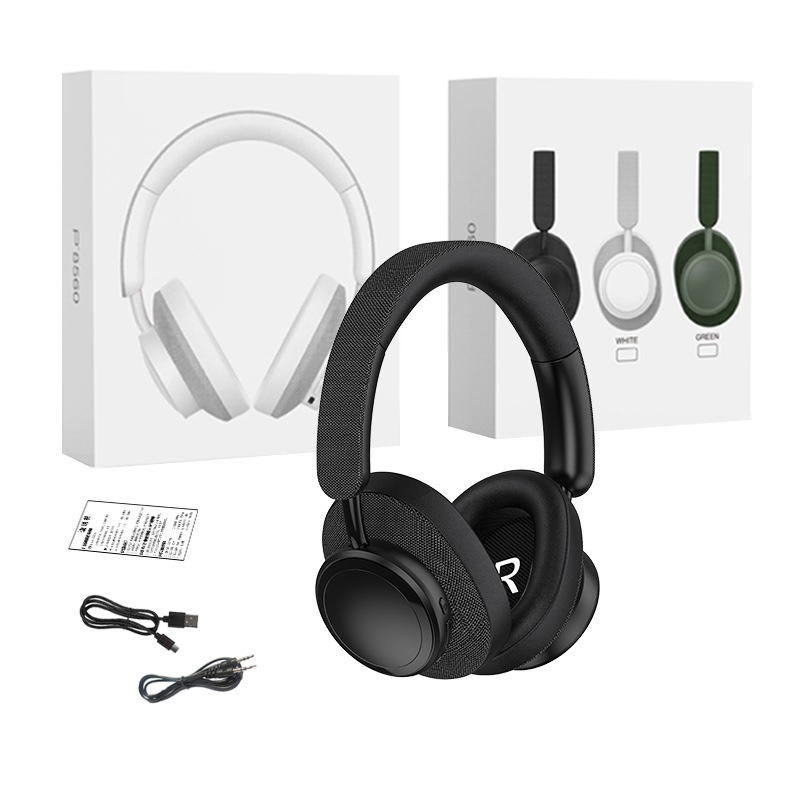 P8560 Titanium Driver Wireless Over-Ear Headphones, Bluetooth 5.3, 12H Playtime, Memory Foam