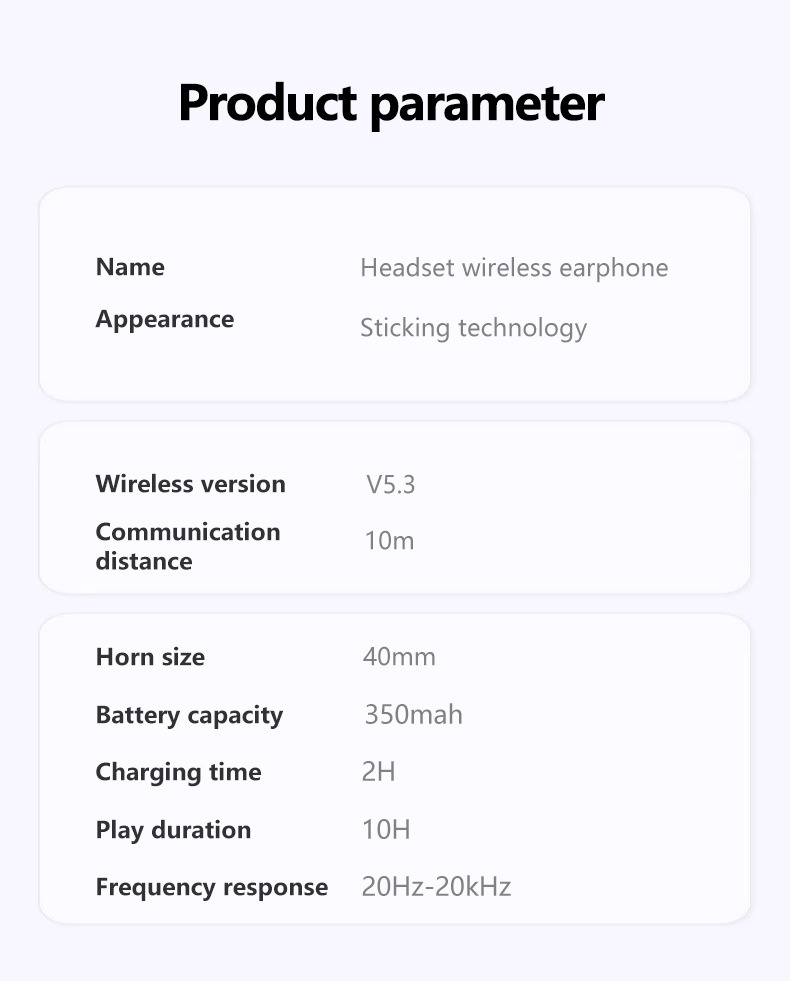 P8560 Titanium Driver Wireless Over-Ear Headphones, Bluetooth 5.3, 12H Playtime, Memory Foam