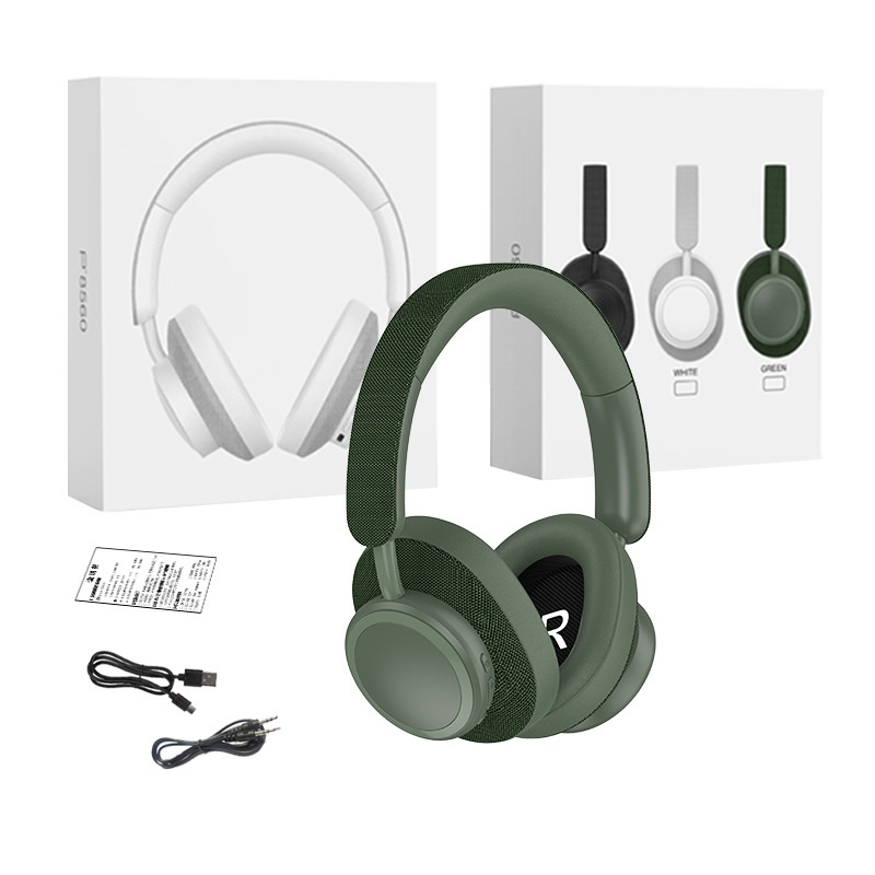 P8560 Titanium Driver Wireless Over-Ear Headphones, Bluetooth 5.3, 12H Playtime, Memory Foam