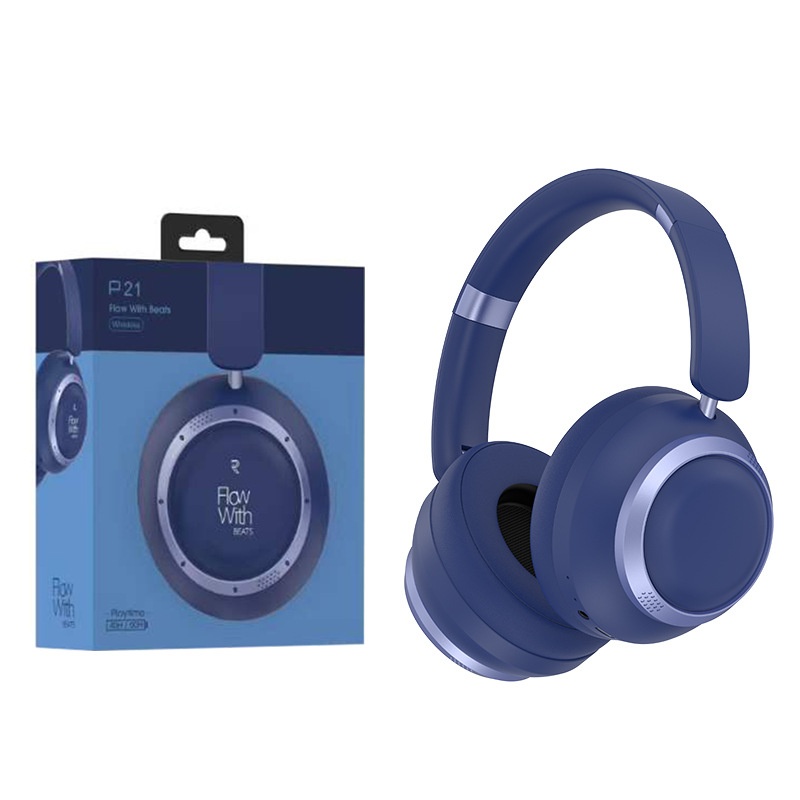P21 HiFi Stereo Wireless Over-Ear Headphones, Bluetooth 6.0, 40mm Drivers, 8H Playtime