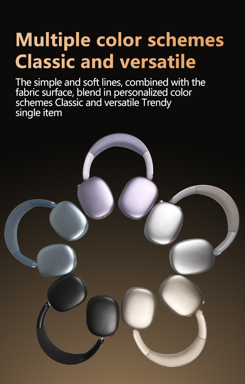 Wireless Over-Ear Noise-Canceling Bluetooth Headphones