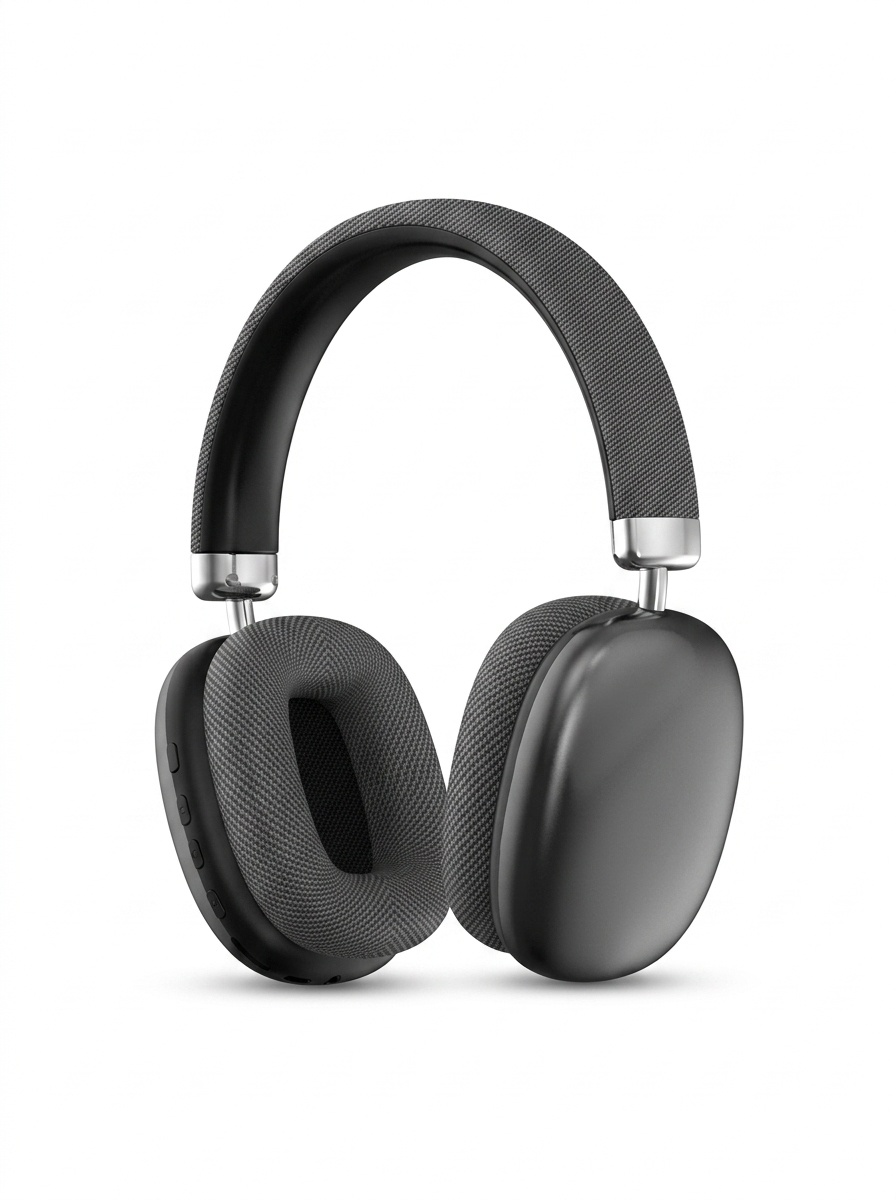 Wireless Over-Ear Headphones with Mesh Ear Cushions