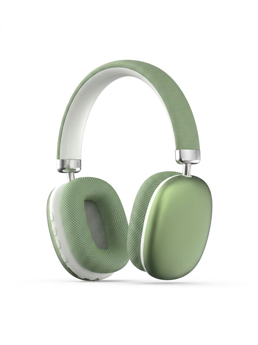 Wireless Over-Ear Headphones with Mesh Ear Cushions