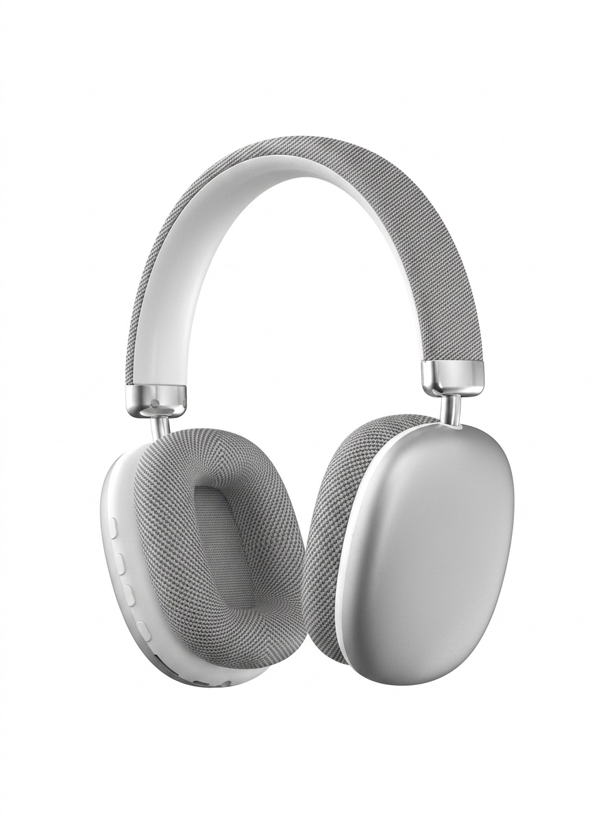 Wireless Over-Ear Headphones with Mesh Ear Cushions