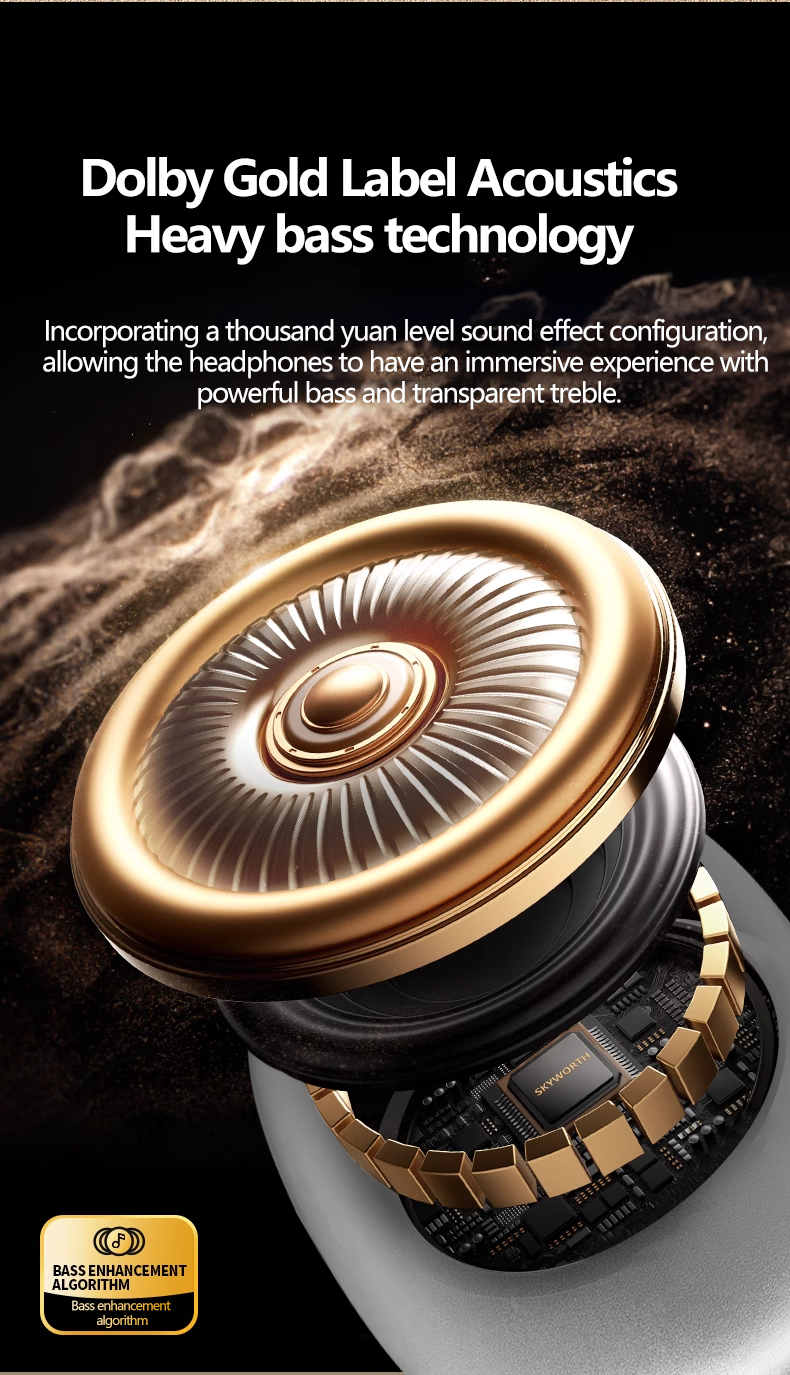Wireless Over-Ear Headphones with Mesh Ear Cushions