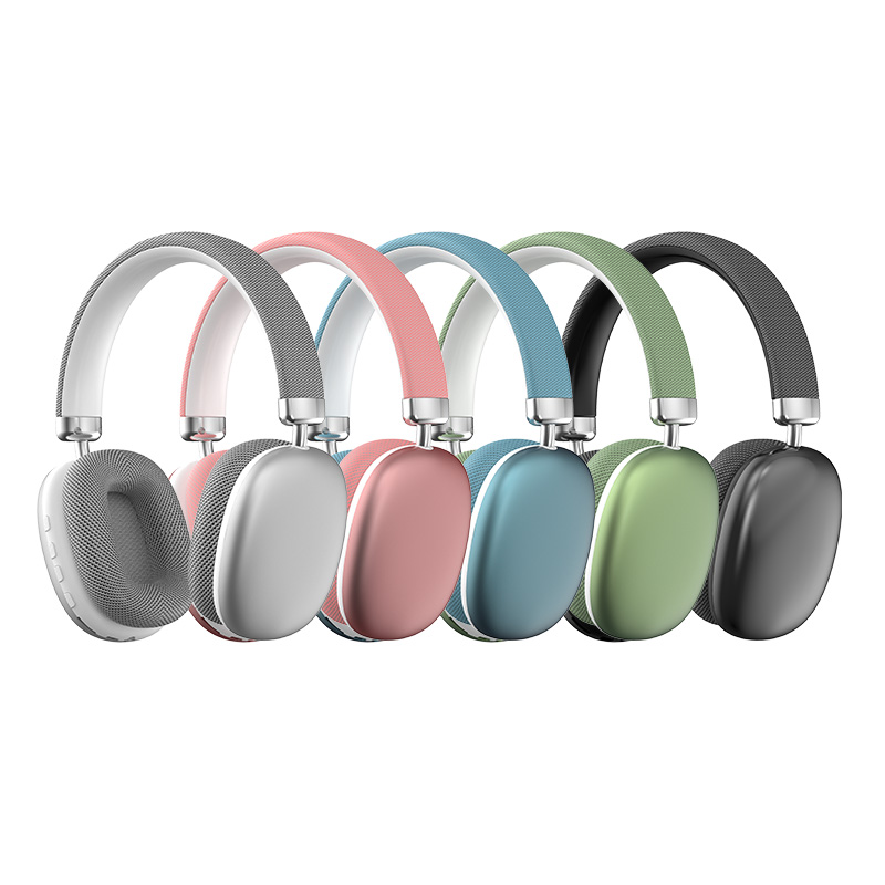 Wireless Over-Ear Headphones with Mesh Ear Cushions