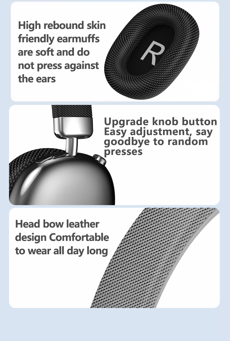 P959 Wireless Bluetooth Over-Ear Headphones