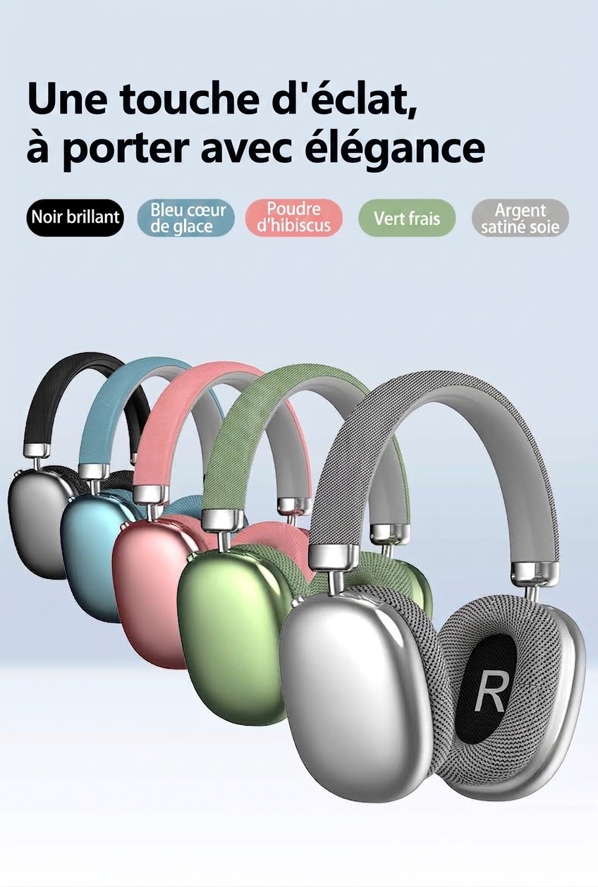 P959 Wireless Bluetooth Over-Ear Headphones