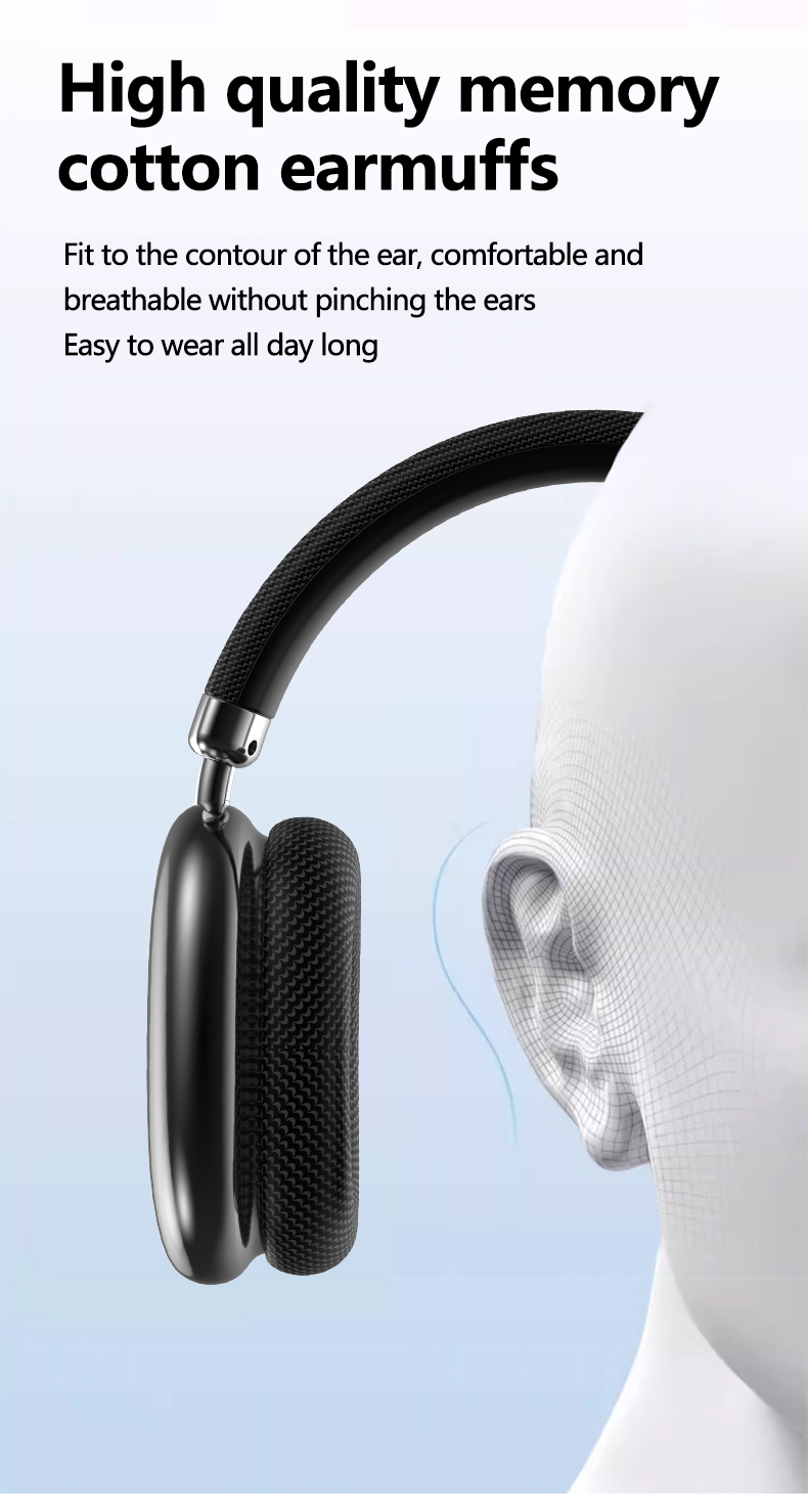P959 Wireless Bluetooth Over-Ear Headphones