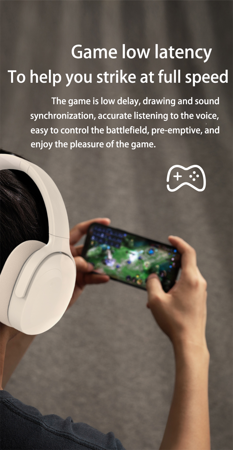 Wireless Over-Ear ANC Headphones with Bluetooth 5.3