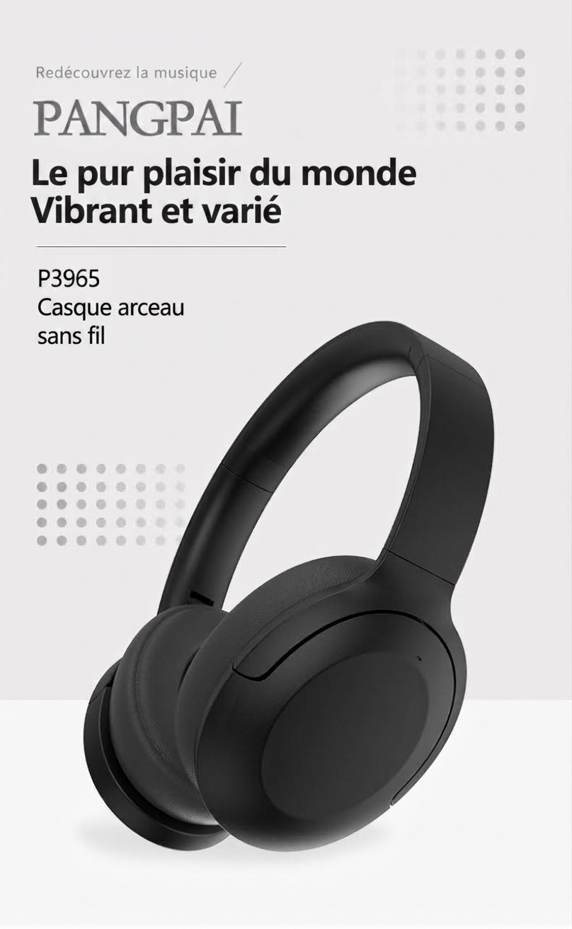 Wireless Over-Ear ANC Bluetooth 5.3 Headphones