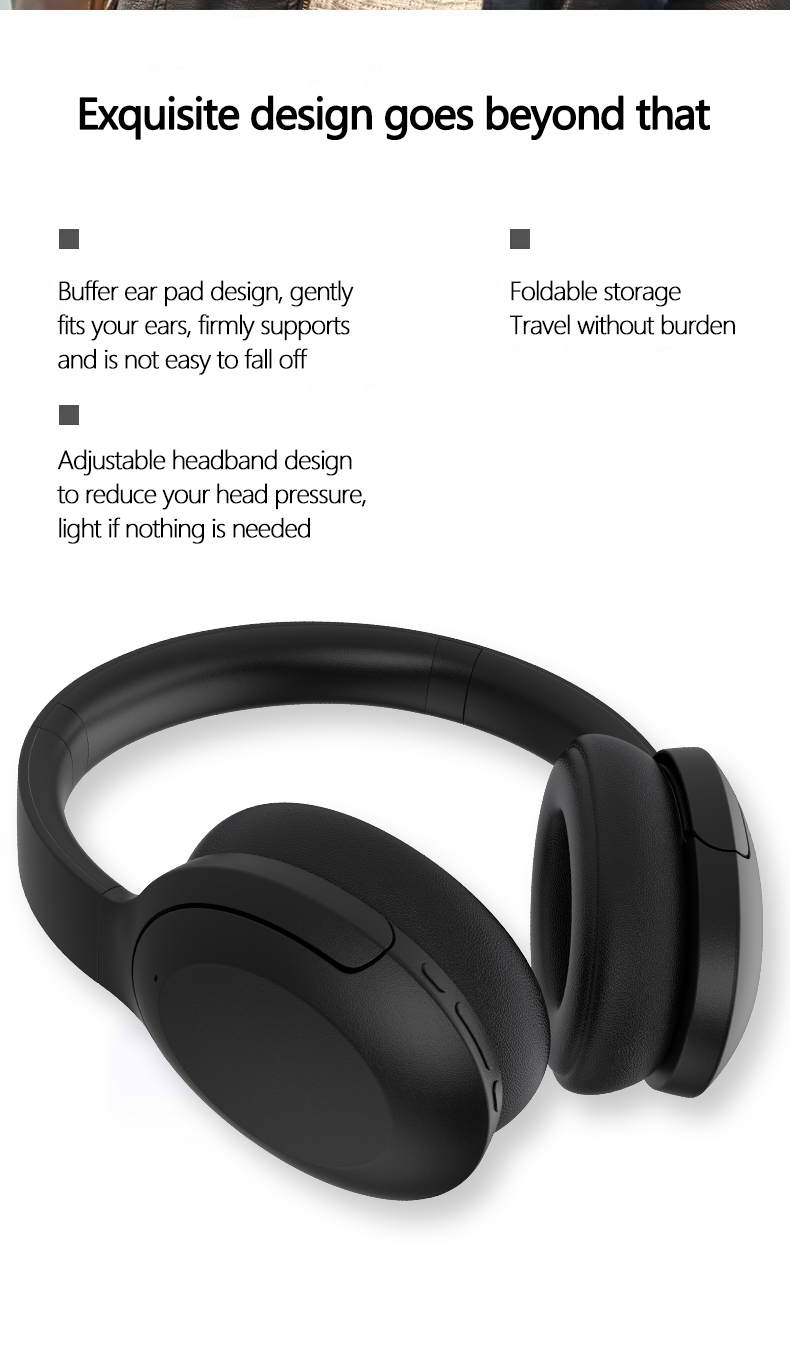 Wireless Over-Ear ANC Bluetooth 5.3 Headphones