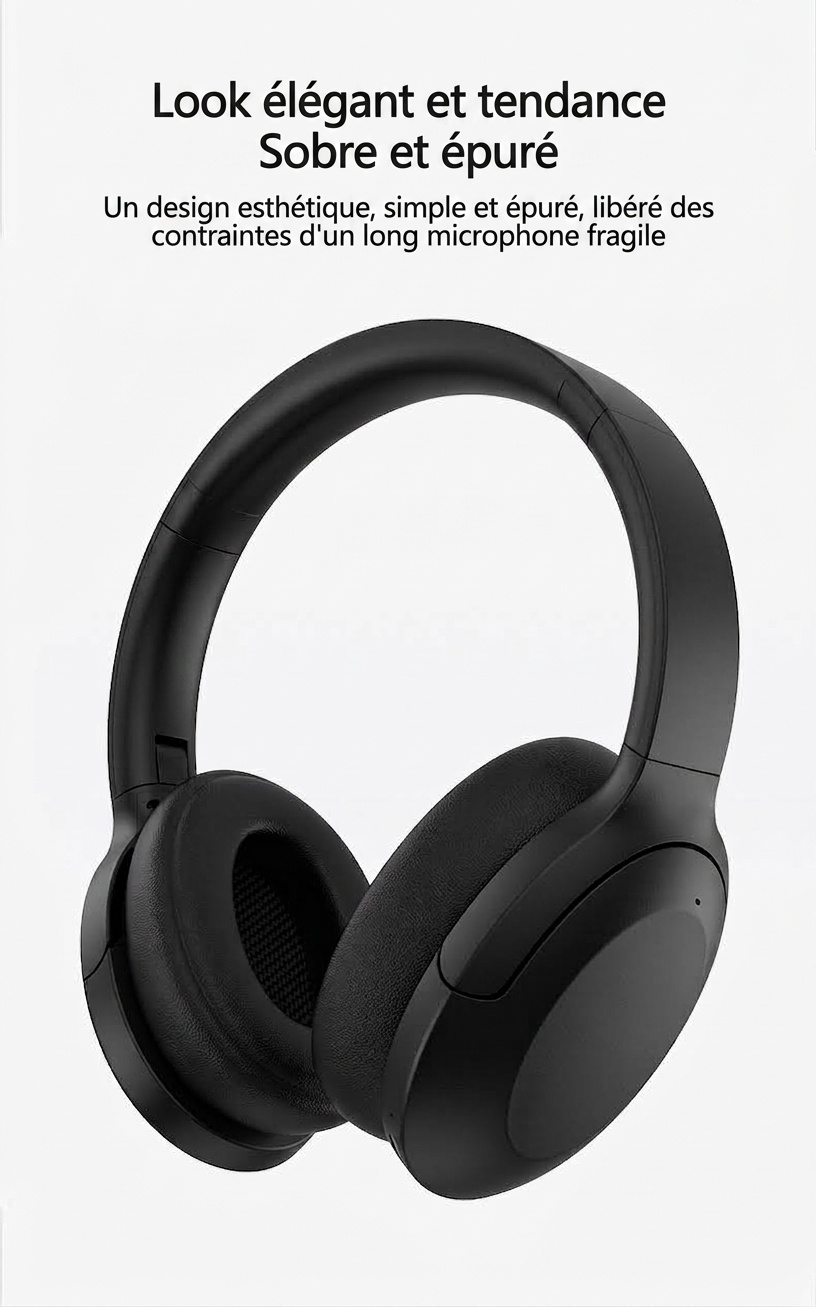 Wireless Over-Ear ANC Bluetooth 5.3 Headphones