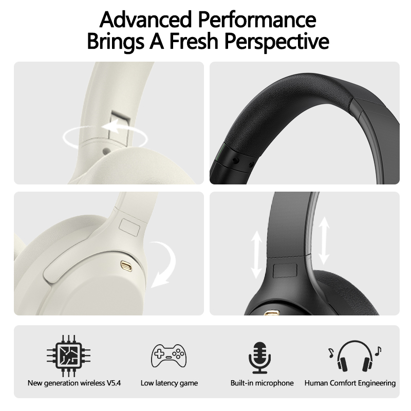 M4 Wireless Noise Reduction Over-Ear Bluetooth Headphones