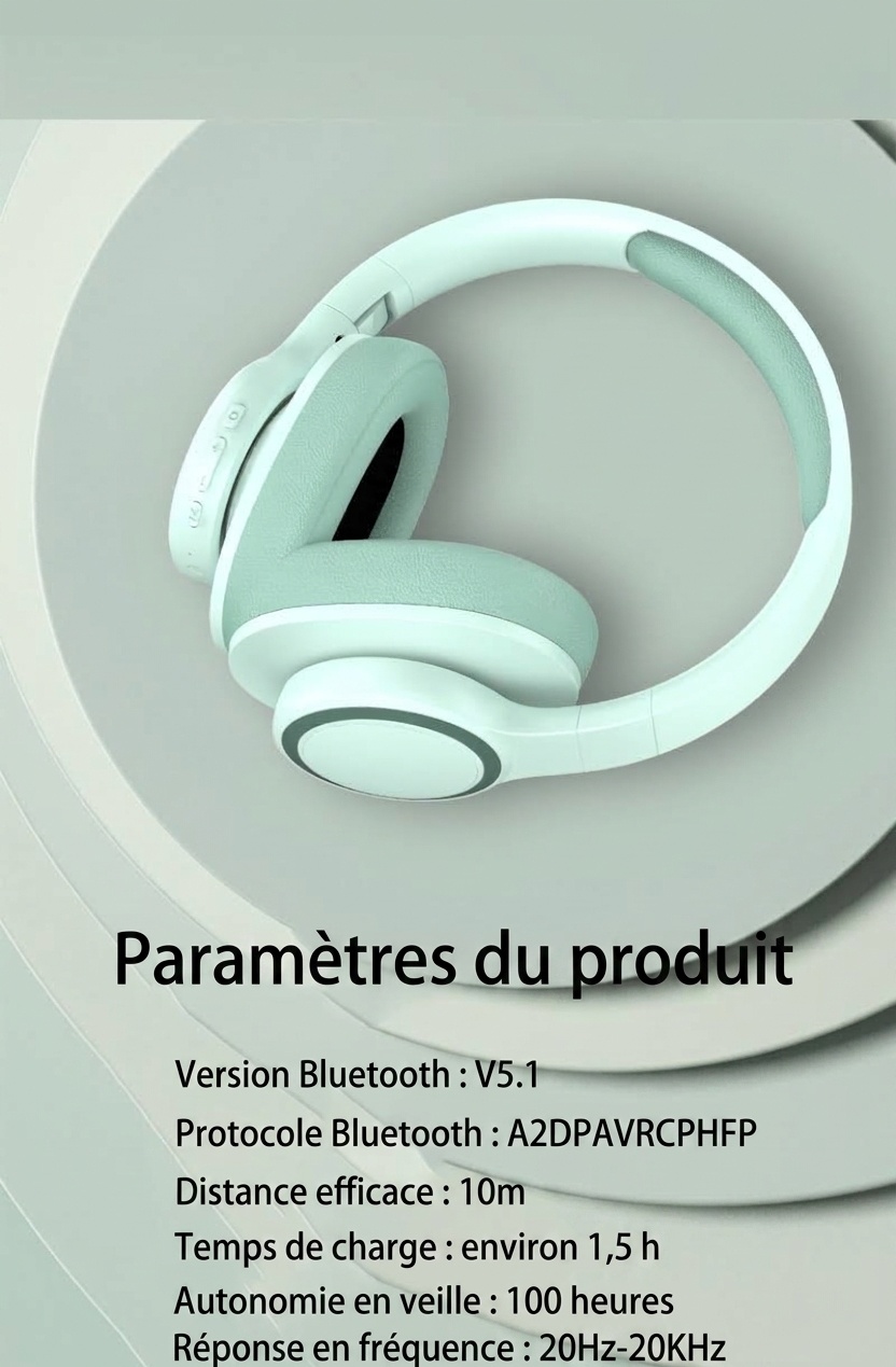 Wireless Over-Ear Bluetooth Headphones P2962