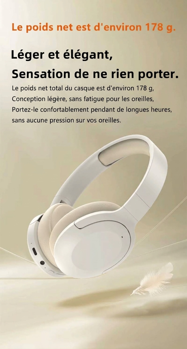Wireless Over-Ear Foldable Bluetooth Headphones