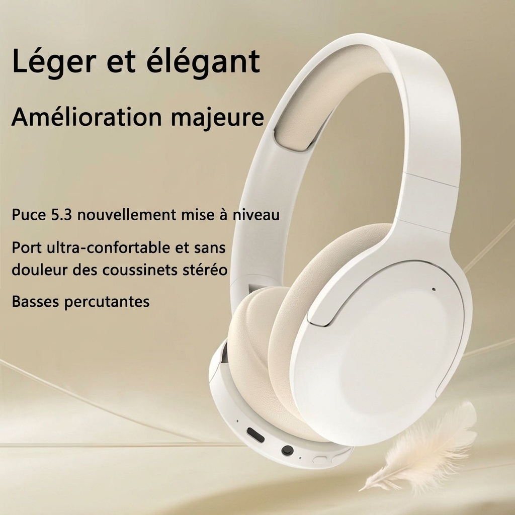 Wireless Over-Ear Foldable Bluetooth Headphones