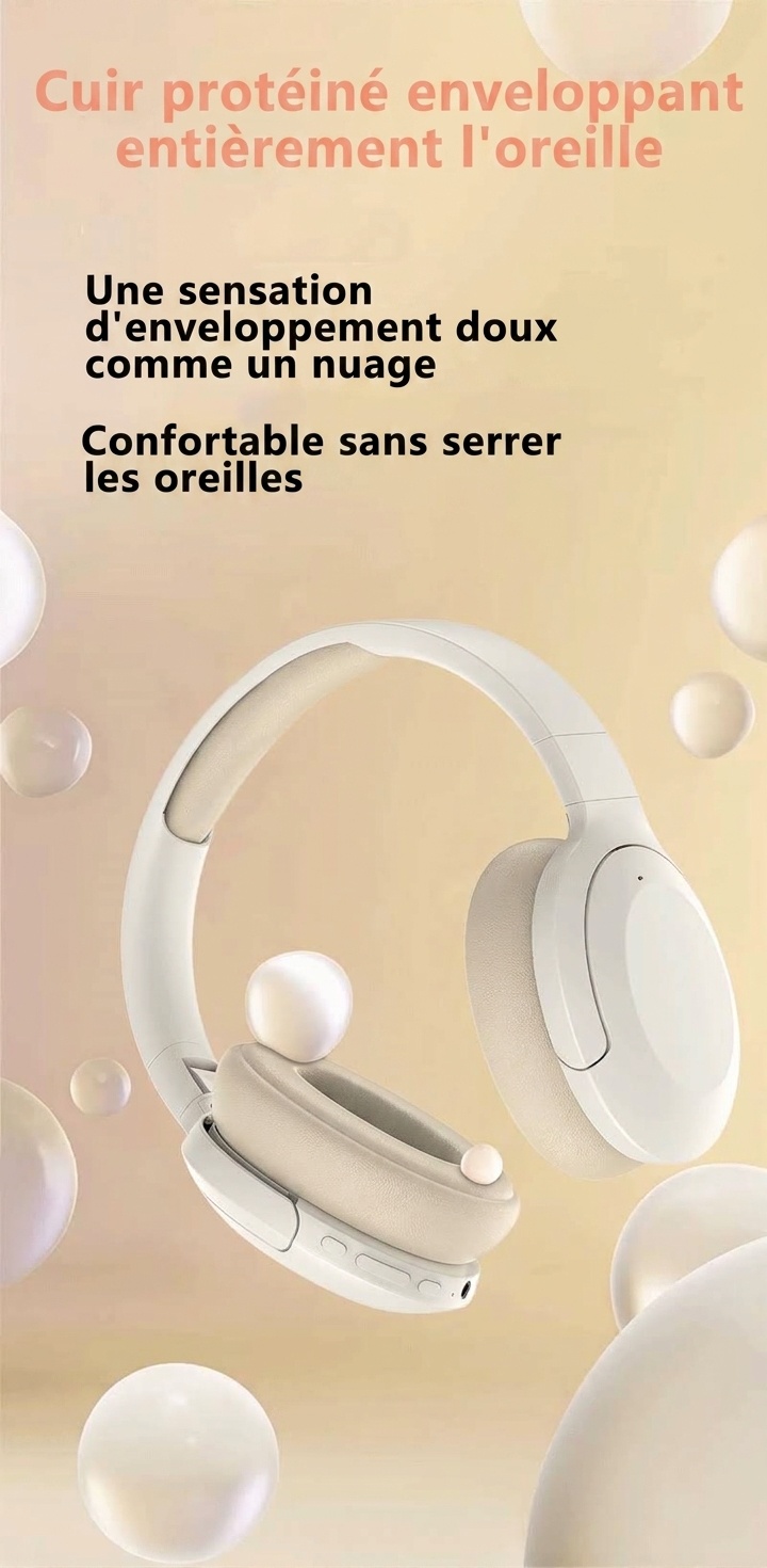Wireless Over-Ear Foldable Bluetooth Headphones