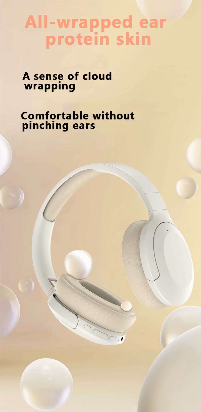 Wireless Over-Ear Foldable Bluetooth Headphones