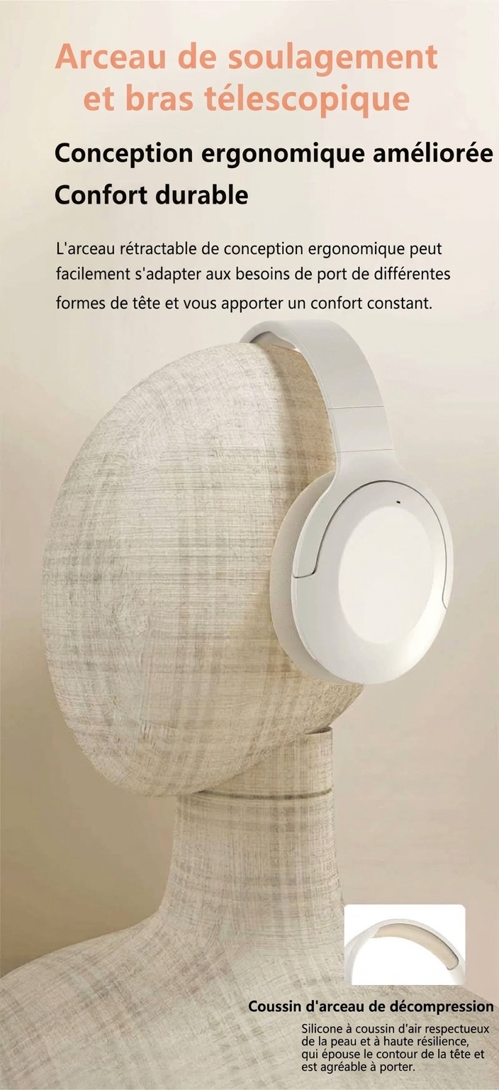 Wireless Over-Ear Foldable Bluetooth Headphones