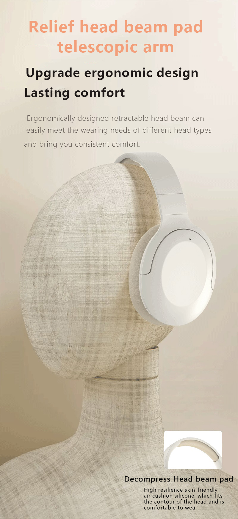 Wireless Over-Ear Foldable Bluetooth Headphones