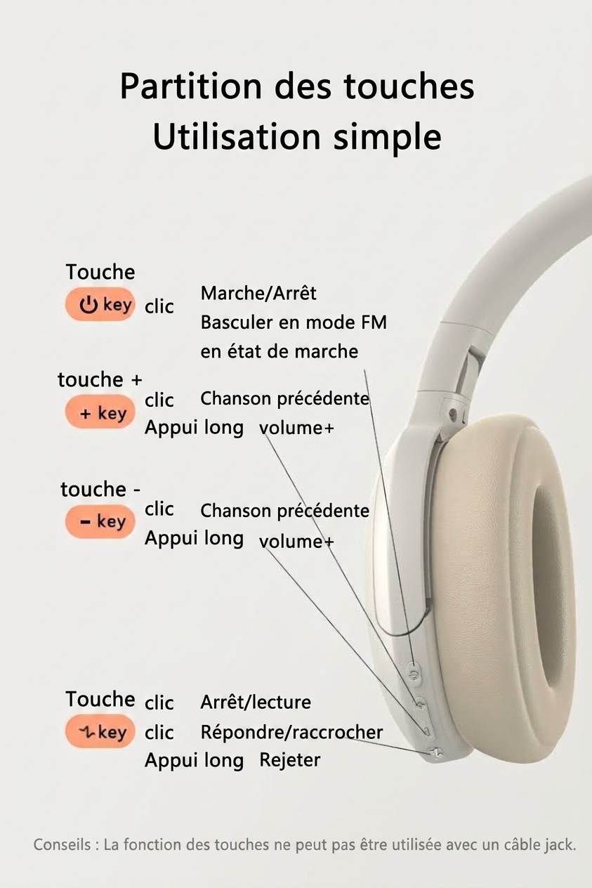 Wireless Over-Ear Foldable Bluetooth Headphones