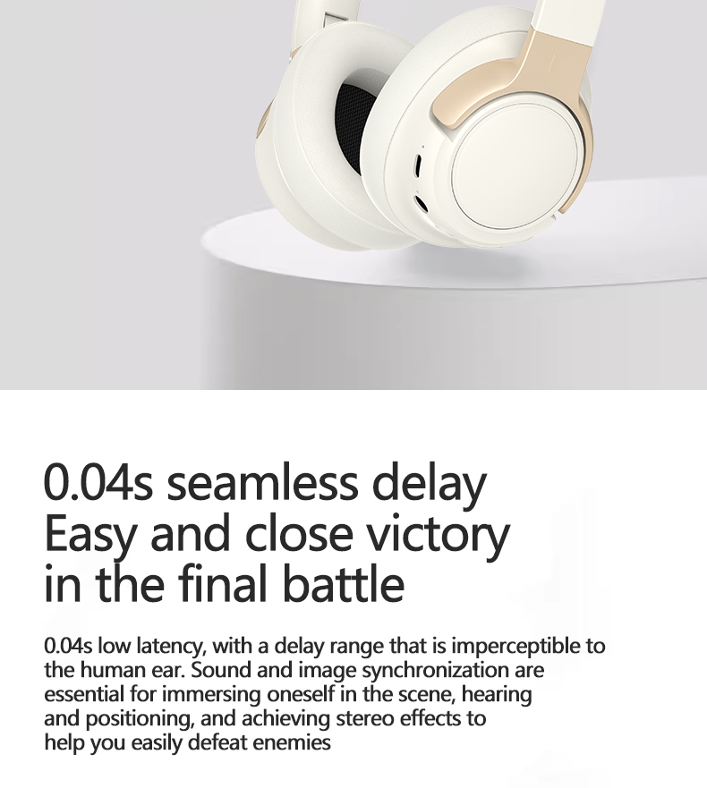 Wireless Over-Ear ANC Active Noise Cancelling Headphones