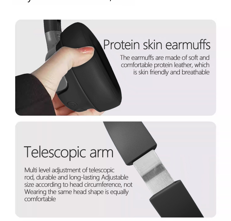 Wireless Over-Ear ANC Active Noise Cancelling Headphones