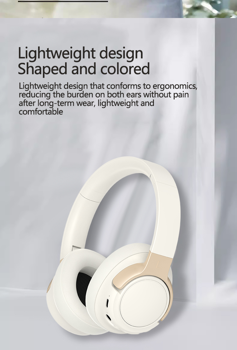 Wireless Over-Ear ANC Active Noise Cancelling Headphones