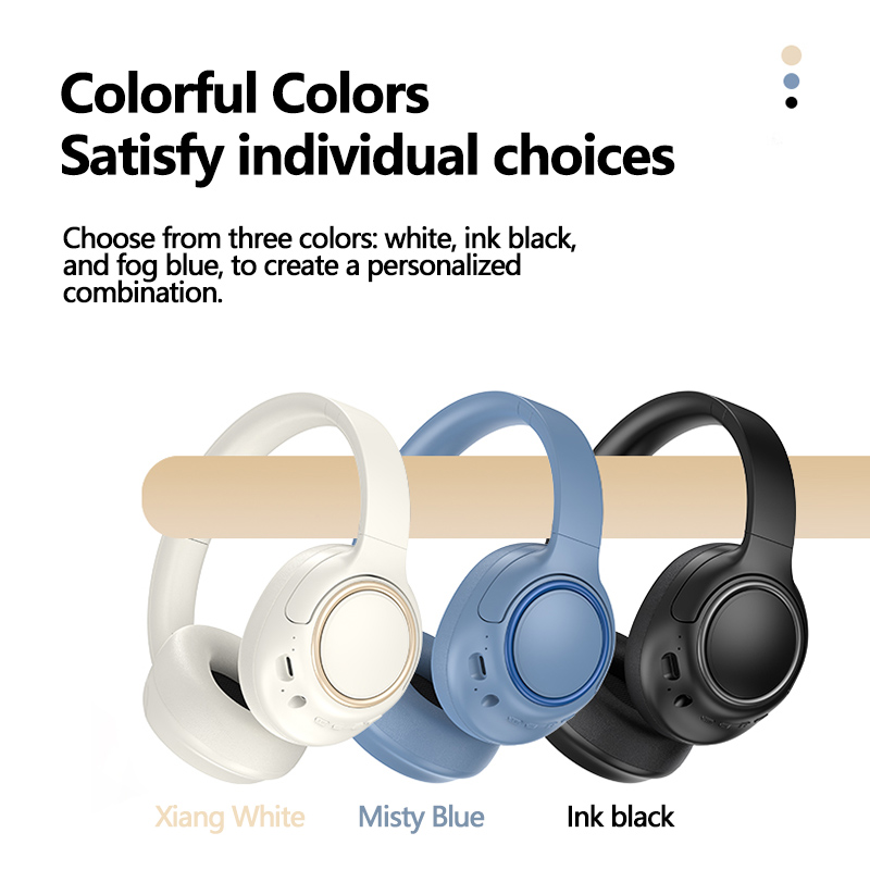 Active ANC Wireless Bluetooth 5.4 Over-Ear Headphones