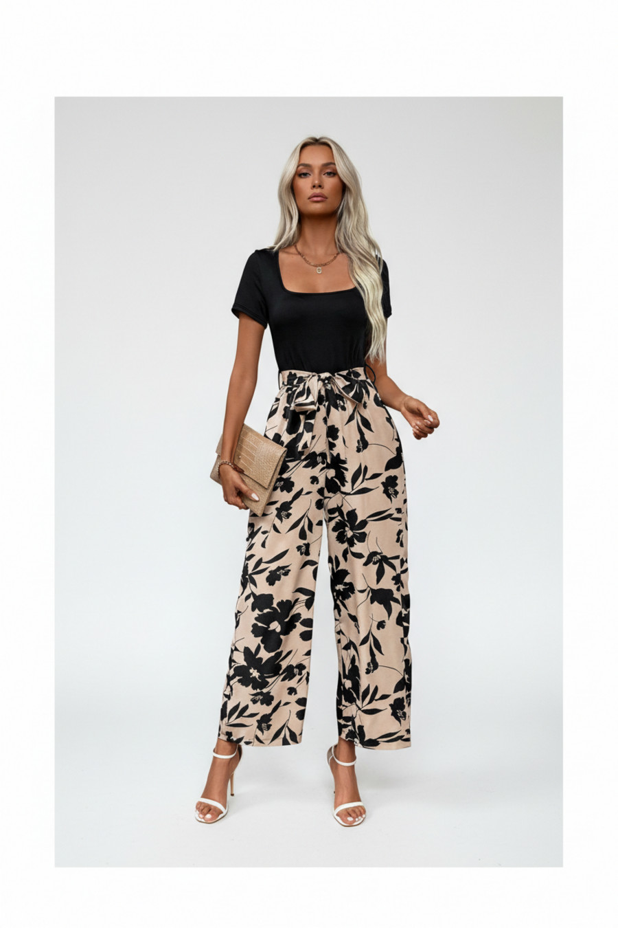 Monos de fiesta de poliéster negro (fibra de poliéster) L GWC-00001