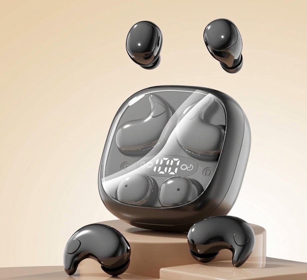 Mini écouteurs sans fil pour dormir - Modèle ultra-fin à réduction de bruit n° M126