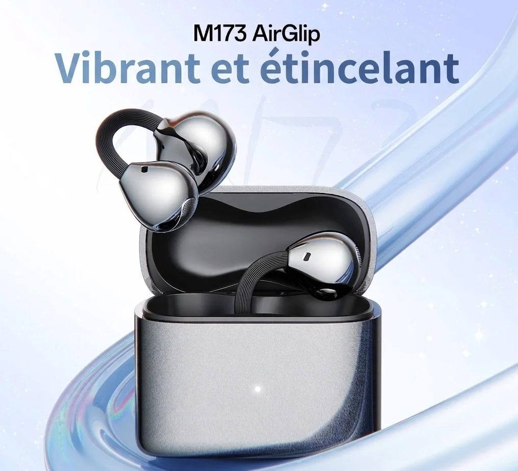 Écouteurs intra-auriculaires sans fil AirGlip M173 - Autonomie de 42 h - Modèle n° M173