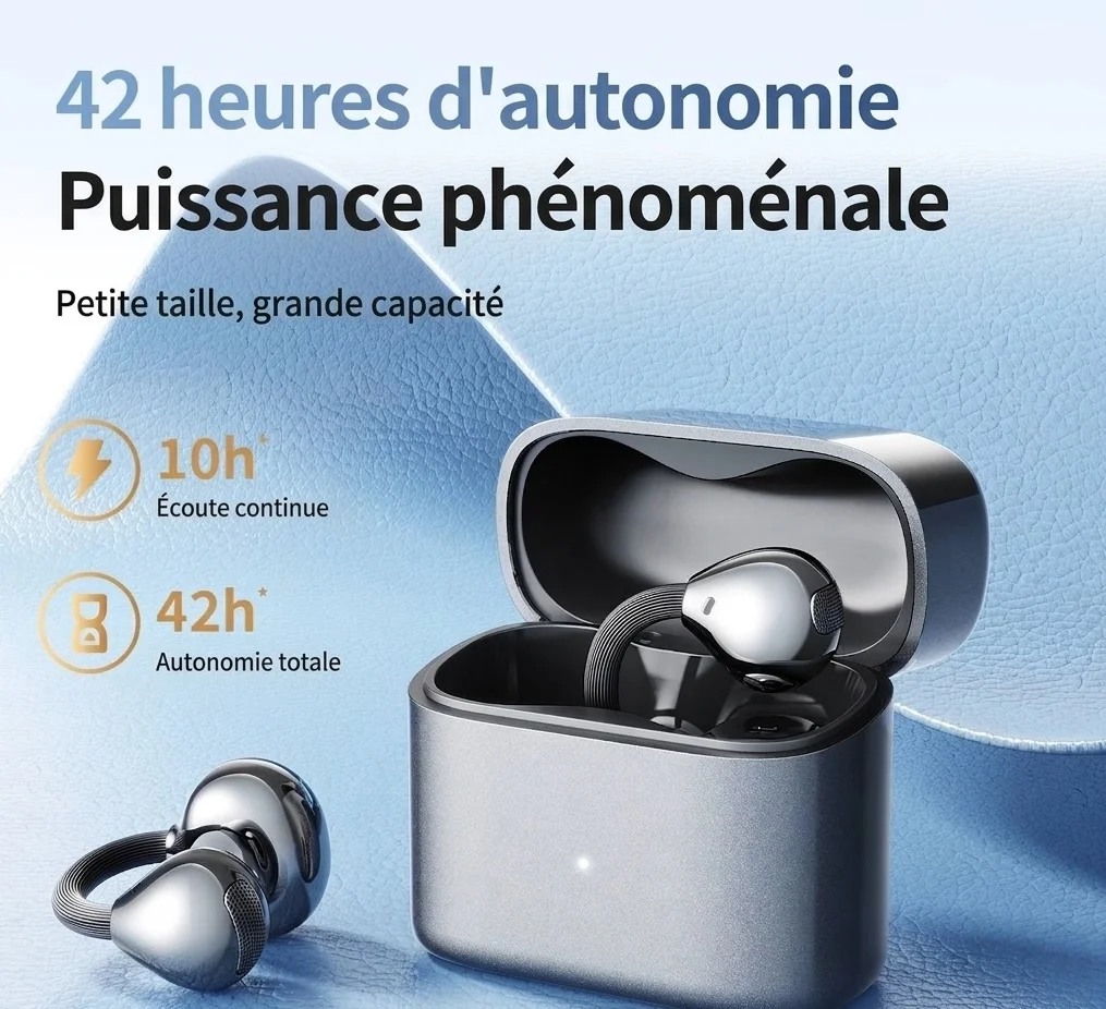 Écouteurs intra-auriculaires sans fil AirGlip M173 - Autonomie de 42 h - Modèle n° M173