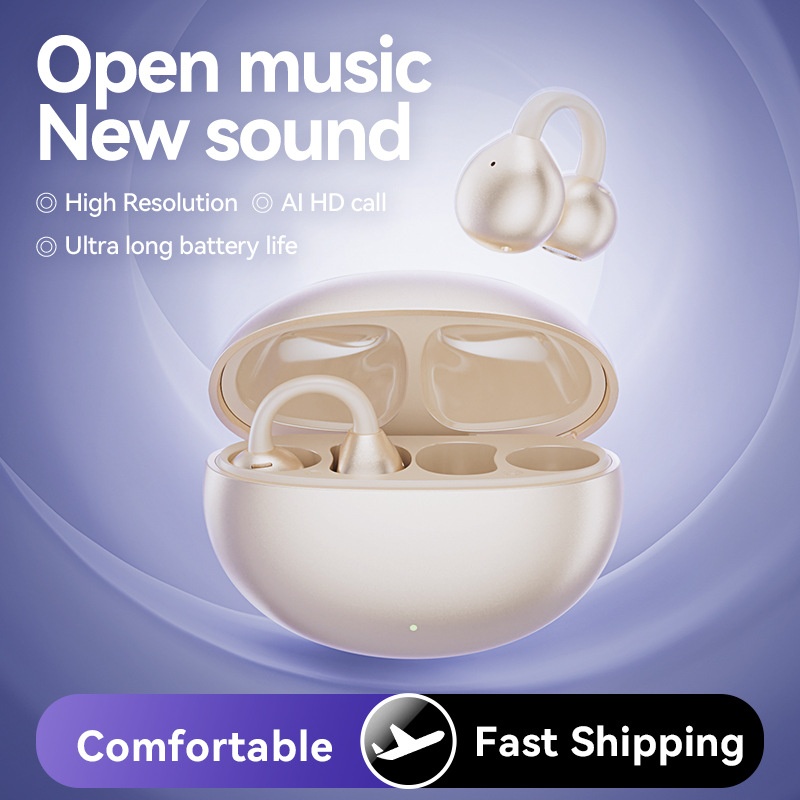 Open-Ear Wireless TWS Earbuds with AI HD Call & Bluetooth 5.4 Model#M91