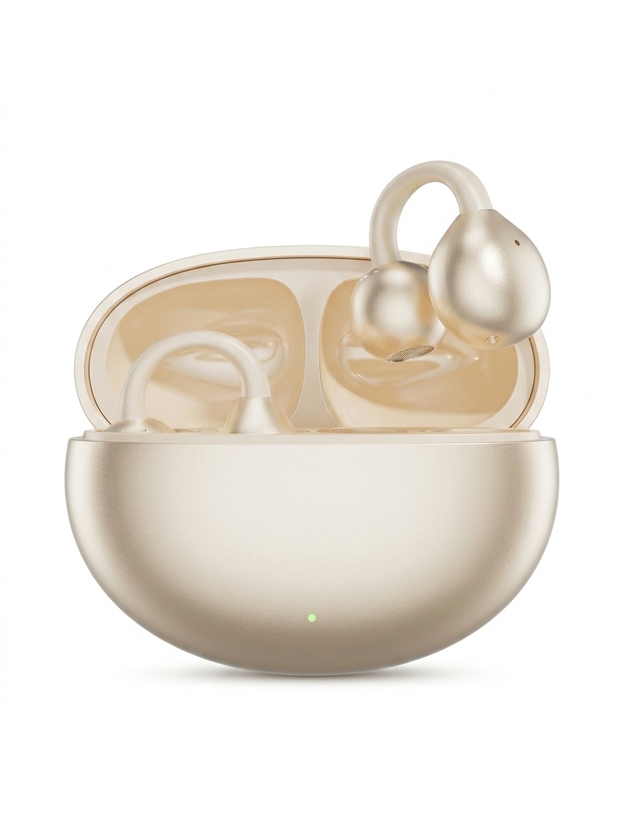 Écouteurs intra-auriculaires sans fil TWS à oreille ouverte avec appels HD IA et Bluetooth 5.4 Modèle n° M91