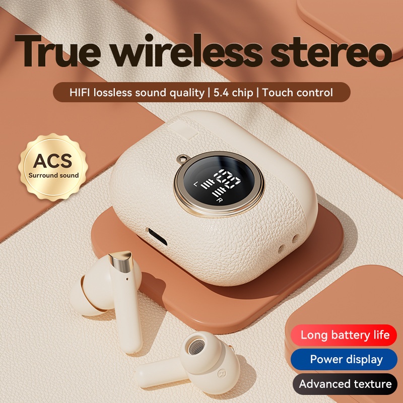 Écouteurs stéréo sans fil True Wireless avec indicateur de charge LED, modèle n° M88