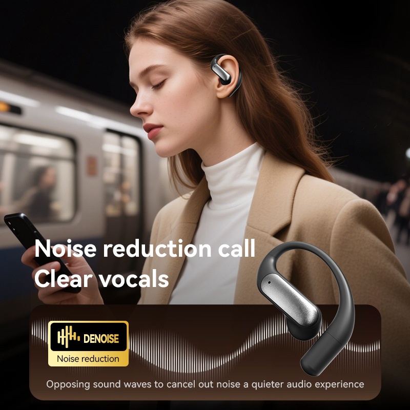 Open-Ear Wireless Bluetooth 5.4 Earbuds with LED Display Model#M127