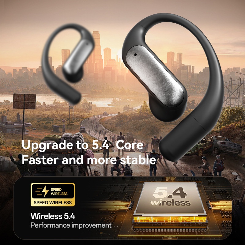Open-Ear Wireless Bluetooth 5.4 Earbuds with LED Display Model#M127