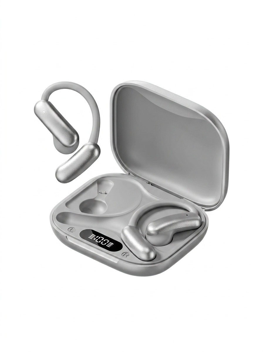 Open Ear Wireless Earbuds with LED Battery Display Model#M139