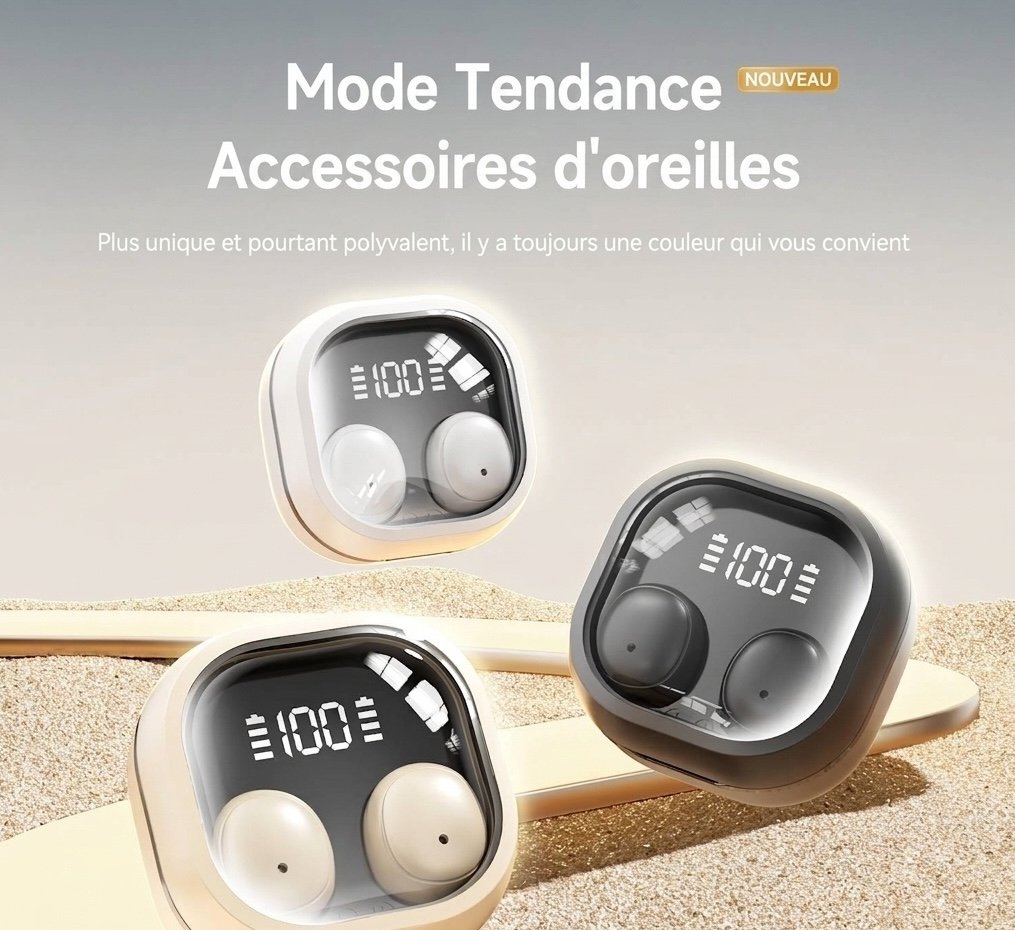 Écouteurs sans fil Hi-Fi V6.0 avec indicateur de batterie LED, modèle n° M125