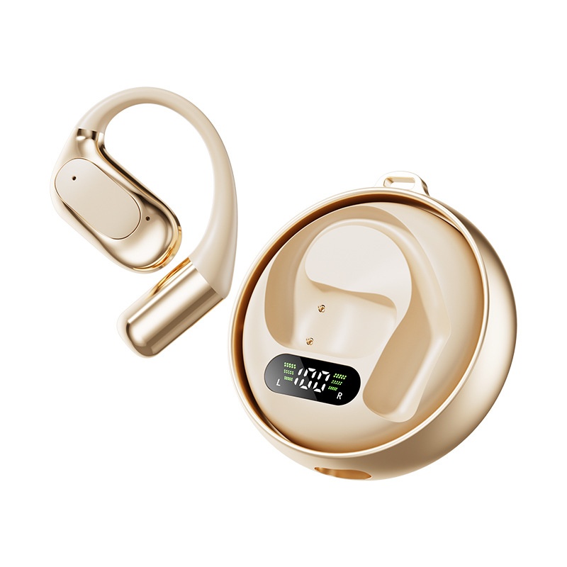 Open-Ear Wireless Bluetooth Earbuds with LED Charging Case Model#M114