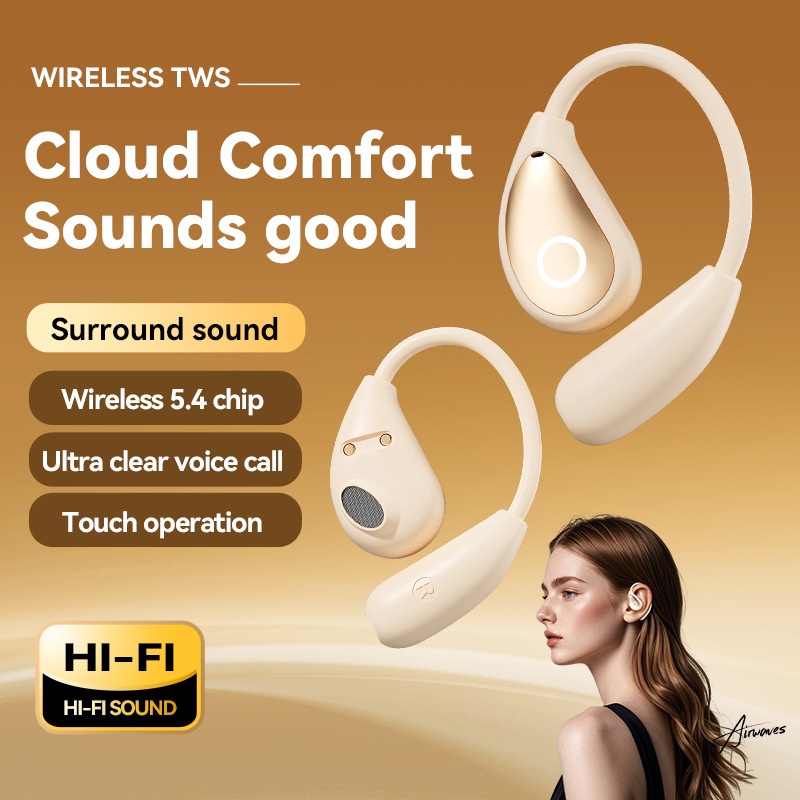Wireless Open-Ear Bluetooth 5.4 Sports Headphones with Case Model#M96