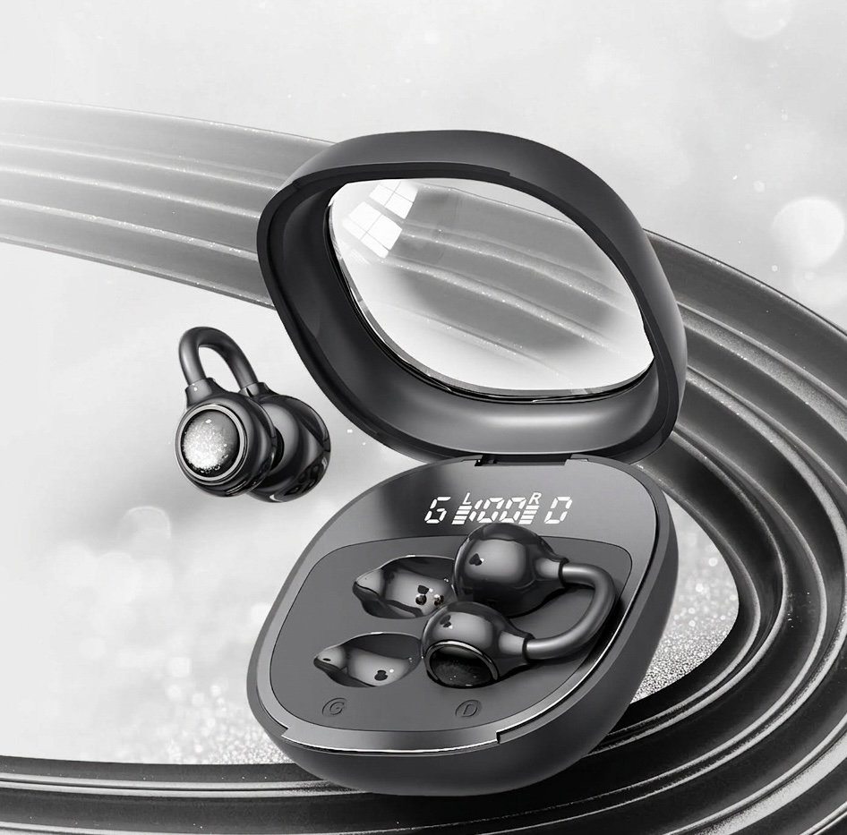 Écouteurs intra-auriculaires sans fil à oreille ouverte avec réduction de bruit ENC, modèle n° M163